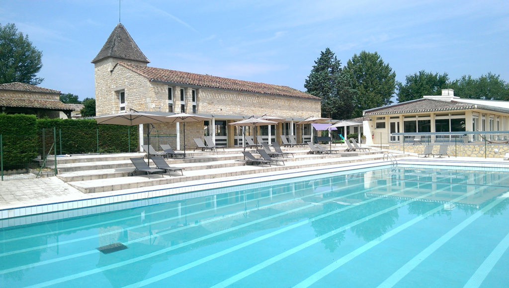 Pool of the Domaine de Mazières